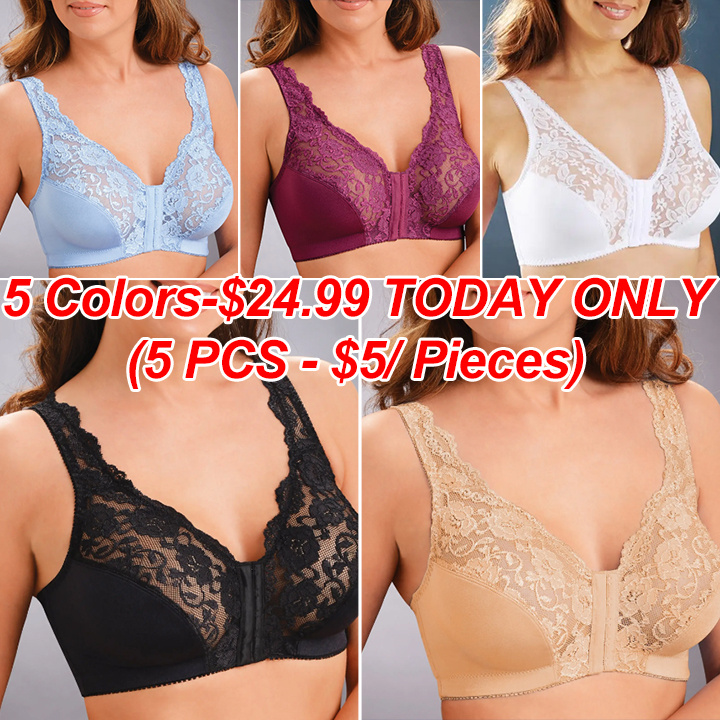 Front Hooks, Stretch-Lace, Super-Lift, and Posture Correction All