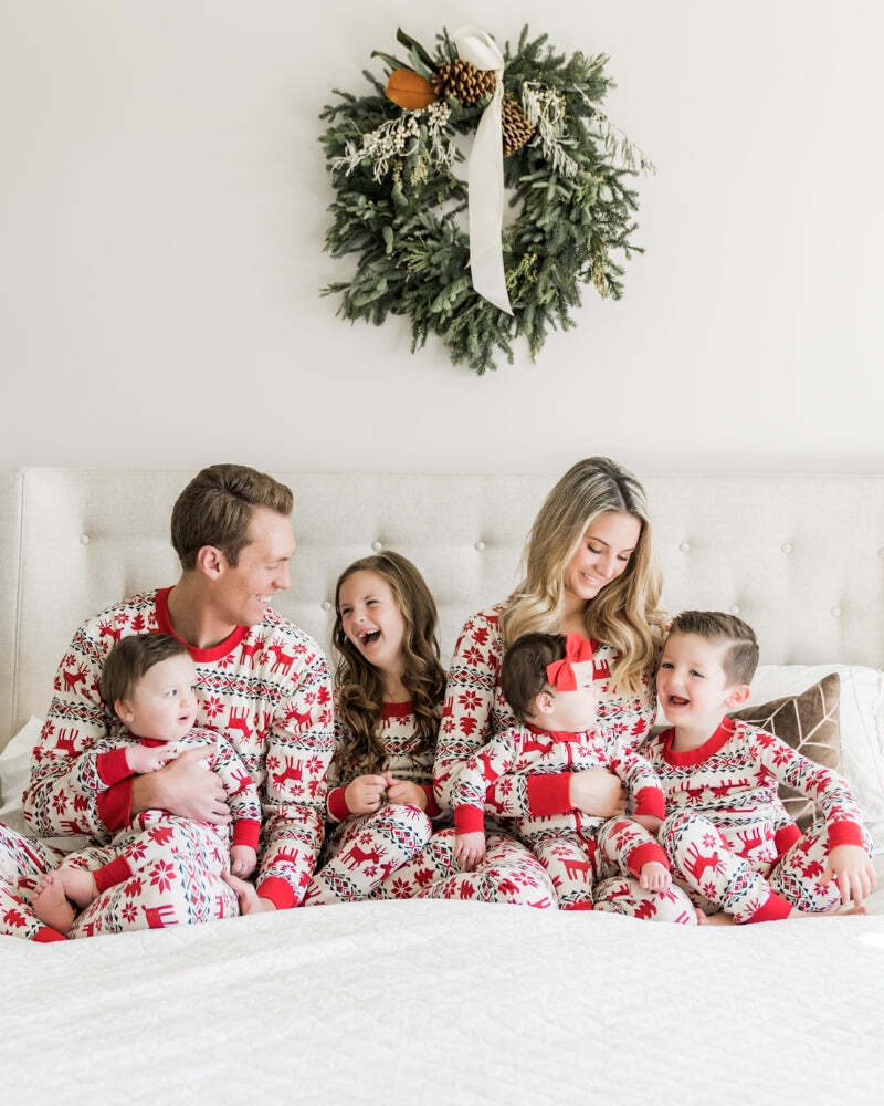 🎉 Dear Deer Christmas Family Pajamas 2-piece set