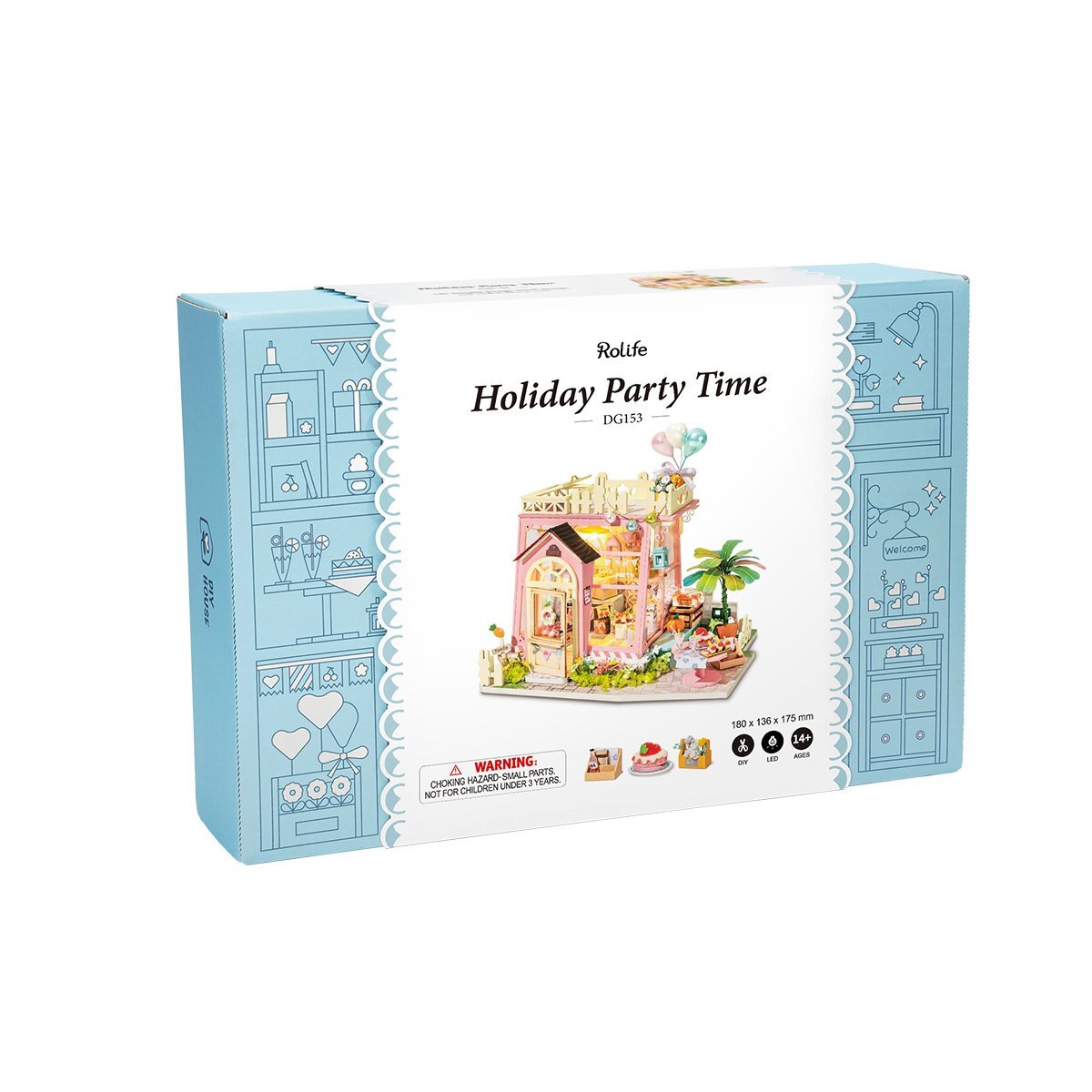 Rolife  DIY Miniature Dollhouse - Holiday Party Time DG153