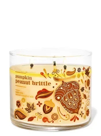Pumpkin Peanut Brittle 3-Wick Candle