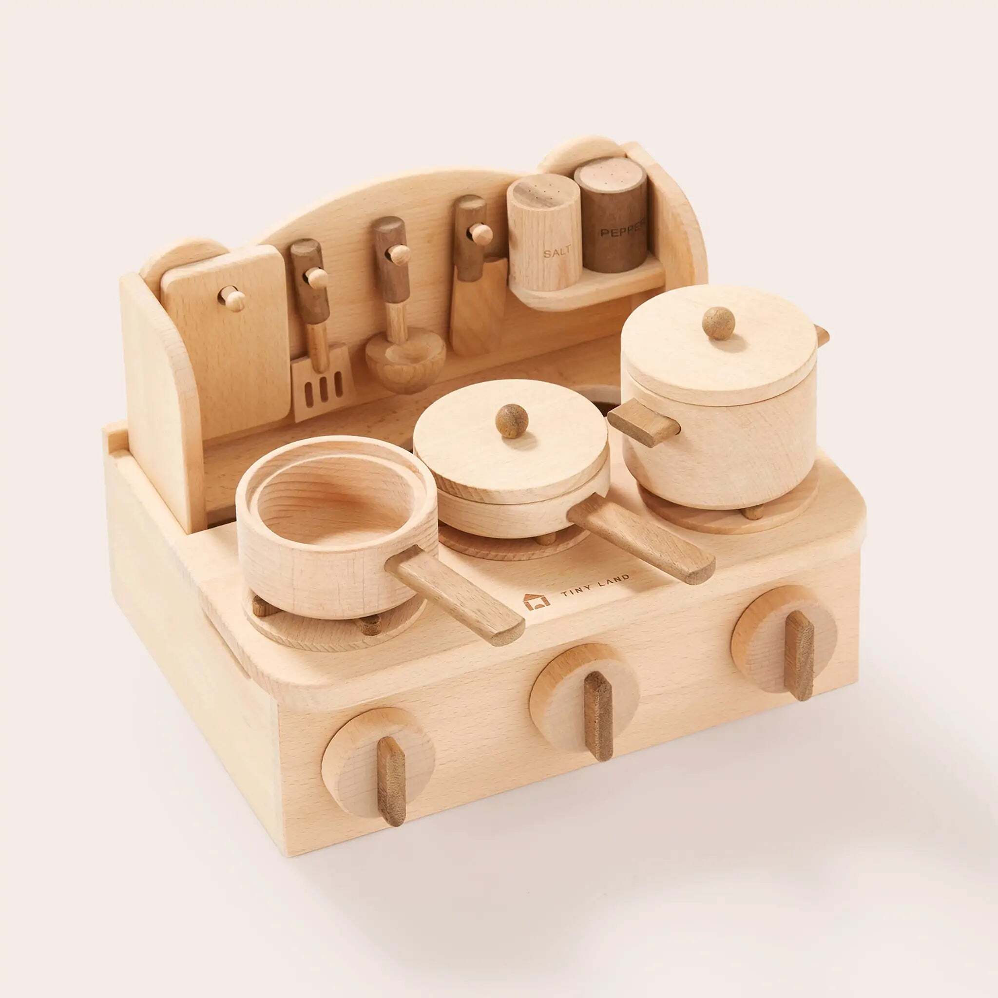 Tiny Land® Wooden Stove Cooking Toys QVC outlet Act fast, save big!