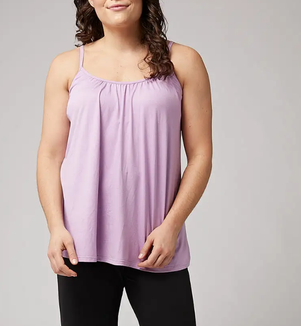 Womens Tank With Built-In Bra