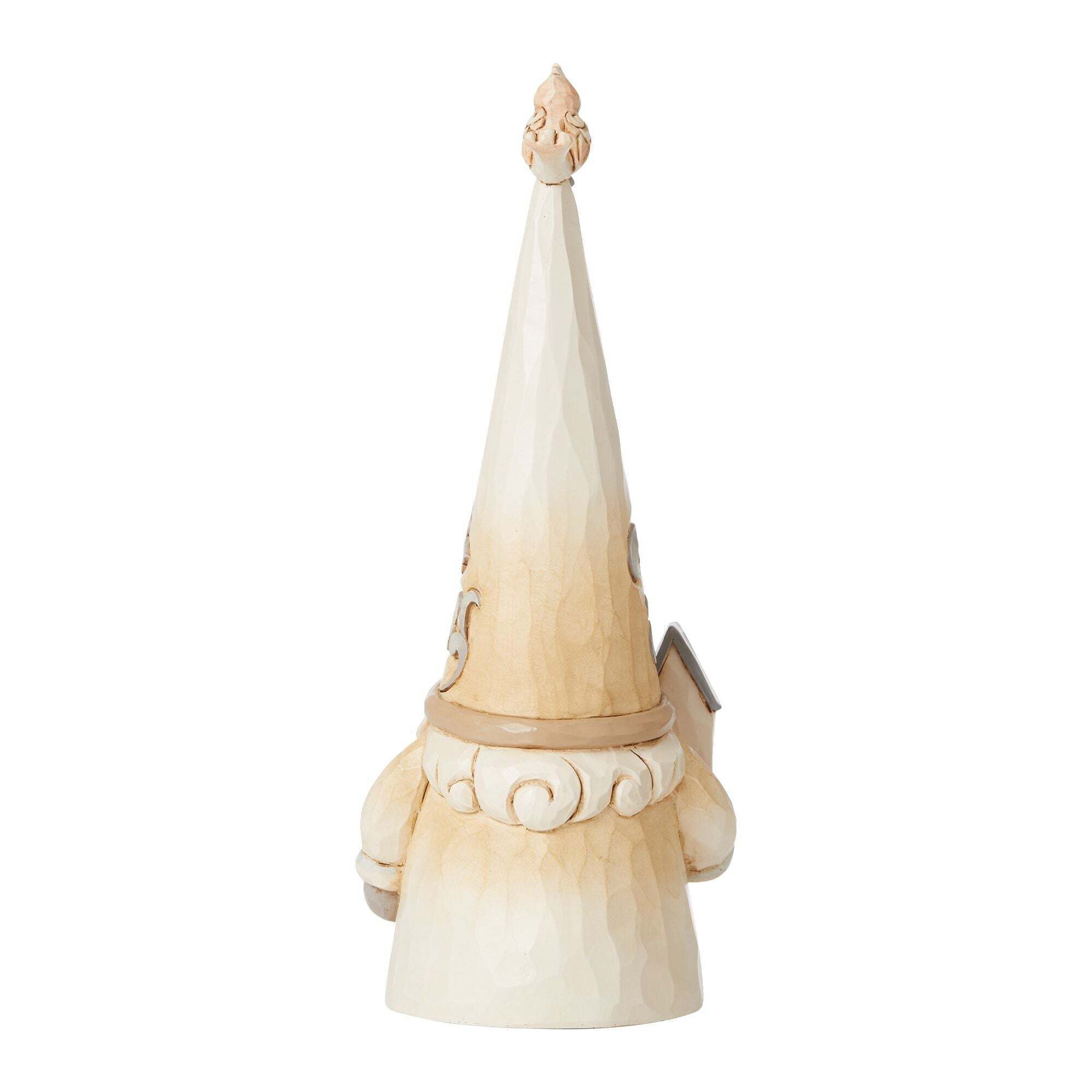 Woodland Gnome Holding Birdhse